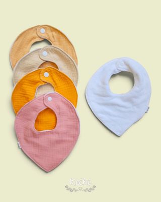 Pack de 4 Baberos con tela toalla