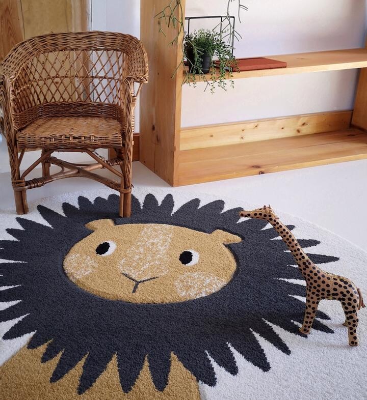 Nattiot rug JAGGO children's rug little lion