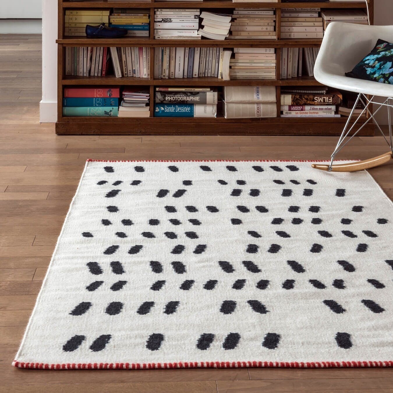 AFKliving designer rugs Tapis deco kilim en laine DASHED