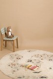 AFK LIVING kilimas World map washable rug - Beige