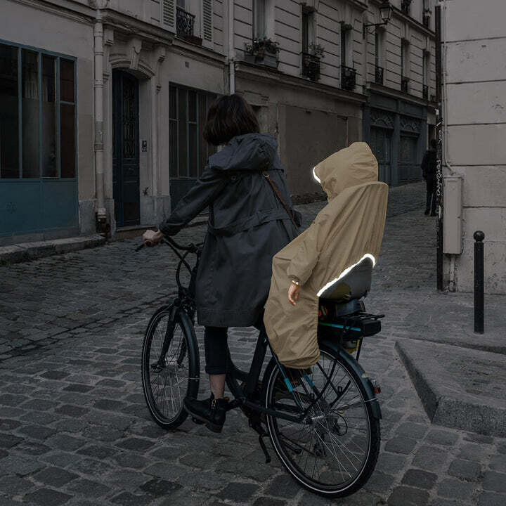 RAINETTE lietaus apsiaustas dviračiui Bike seat rain cape