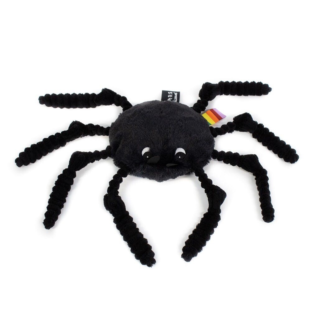Les Déglingos Ptipotos the black spider plush
