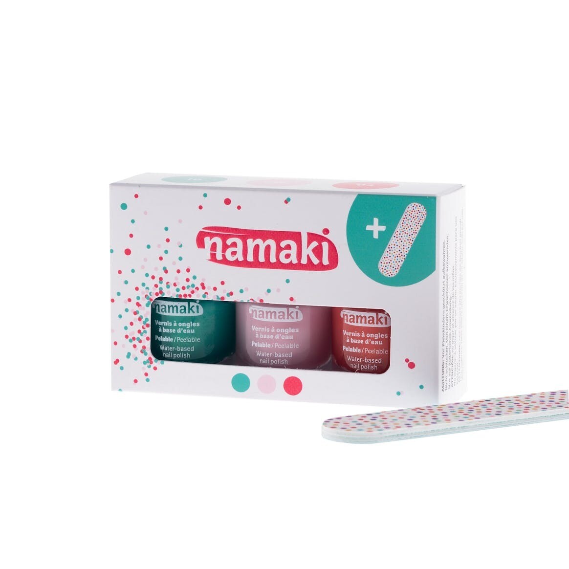 Namaki cosmetics - Box of 3 Caribbean nail polishes