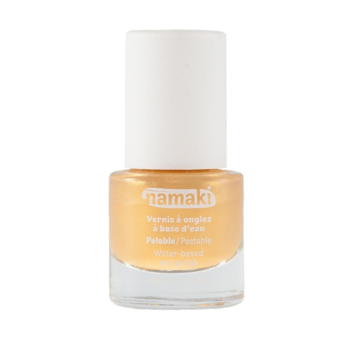 Namaki cosmetics nagų lakas Water-based peelable nail polish 01 – Gold