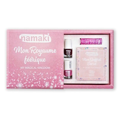 Namaki cosmetics kosmetikos ir nagų dažų rinkinys My Fairy Kingdom Festive Makeup Set