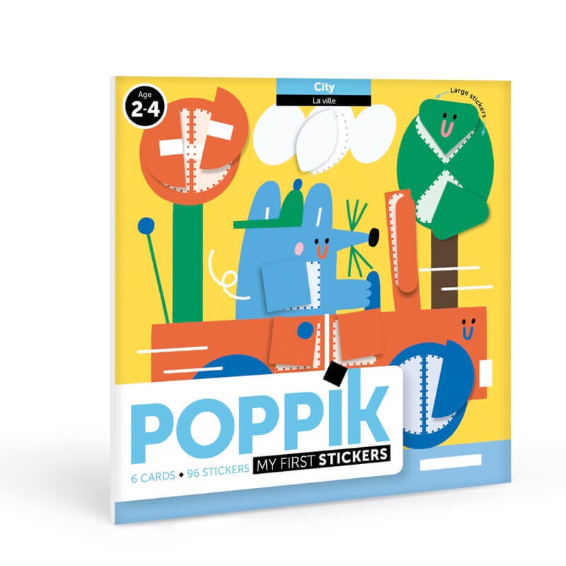 POPPIK International stickers poster CITY