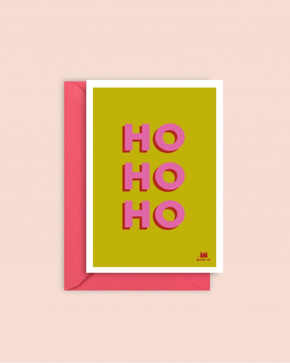 Ma Petite Vie enfant -Carte de Noël - Ho ho ho card