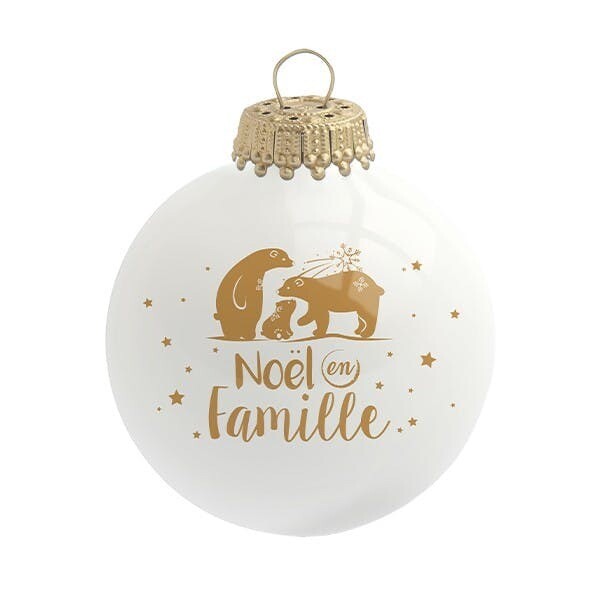 Baubels - Christmas tree decoration - Boule de Noël Noël en Famille