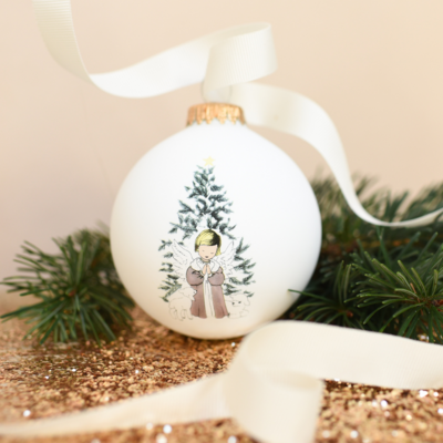 Baubels - Christmas tree decoration - Boule de Noël Petit Berge "Ange de Noël"