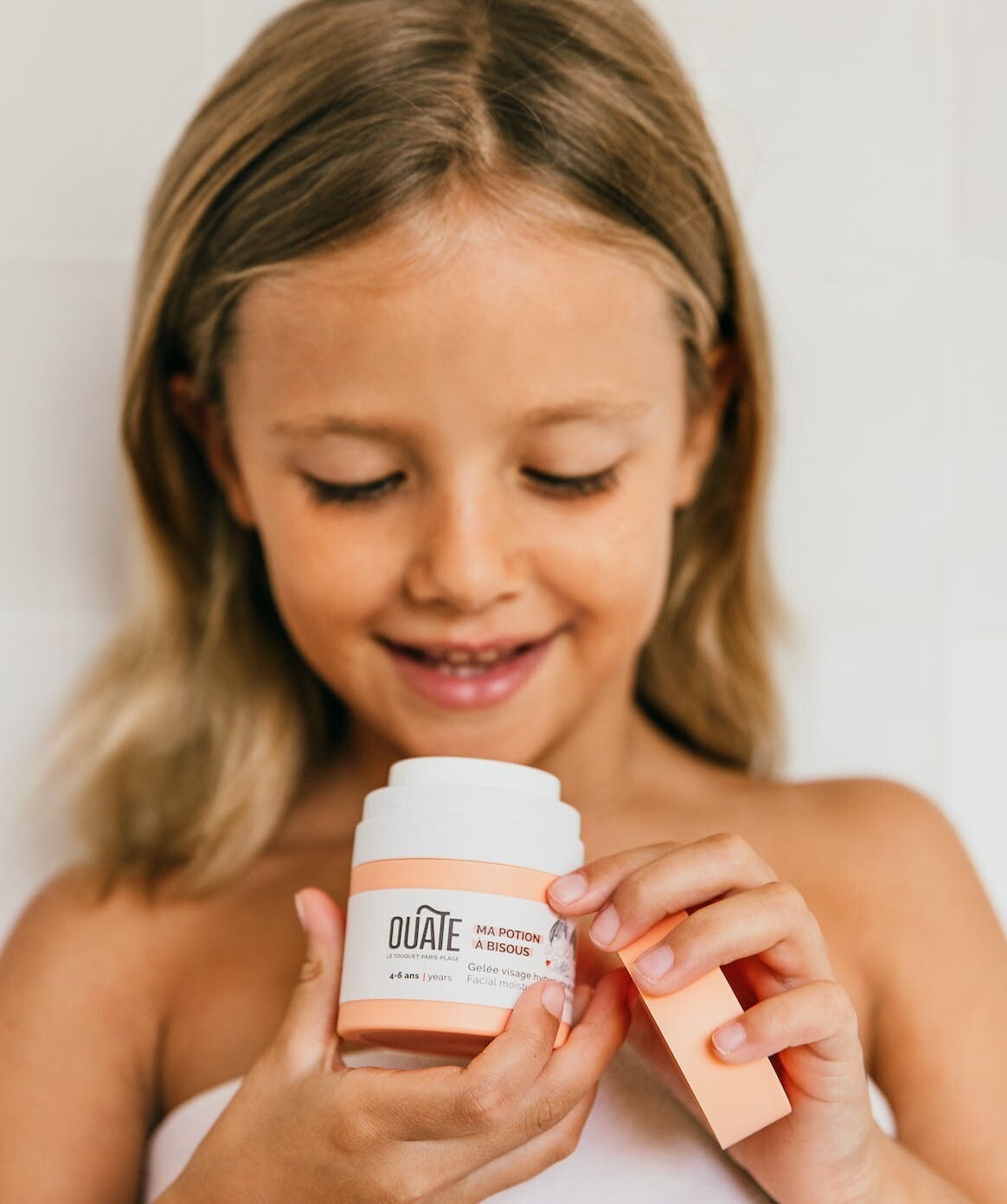 OUATE face cream for kids - Ma Potion à Bisous - Gel crème hydratant enfant 4-6 ans