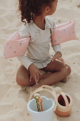 Petits Kiwis - inflatable armbands - Brassards de natation - Pink Flower