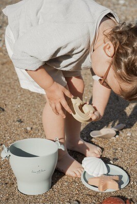 leo et lea smėlio žaislai Beach Toy, Jouet pour le sable et plage, Silicone, 8 pièces