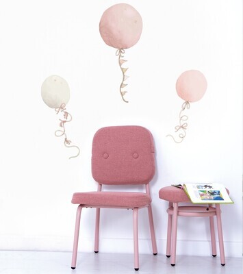 LILIPINSO sienų lipdukai - SELENE - Special sizes stickers / Large pink balloons