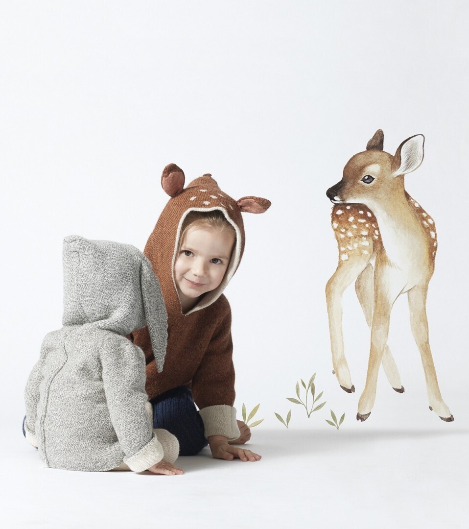 LILIPINSO - OH DEER - Big wall stickers / Fawn, vintage