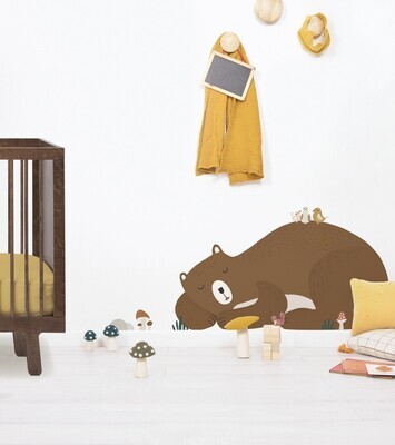 LILIPINSO - FOREST HAPPINESS - Big wall stickers / Sleeping bear