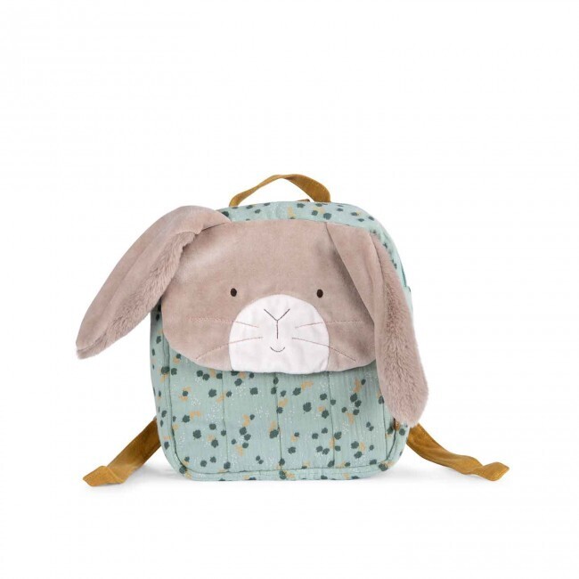 Moulin Roty - Sage rabbit backpack Trois Petits Lapins