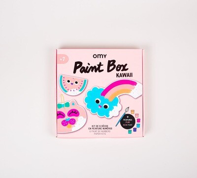 OMY - spalvinimo - piešimo dėžutė - KAWAII - PAINT BOX