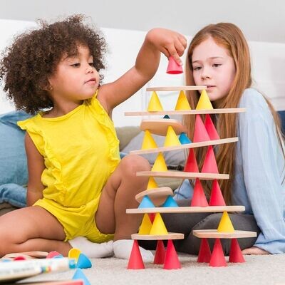OPPI - Wooden educational construction toy - Piks® Small Kit