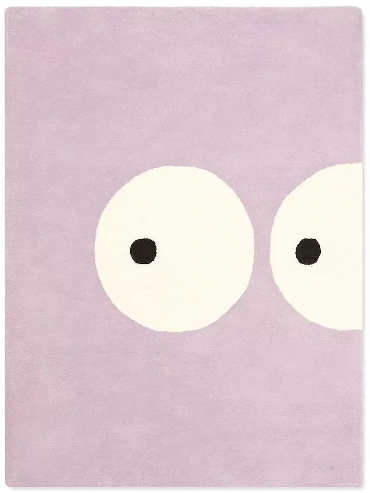 BLEUU-STUDIO - Children's rug Zoeils lilac