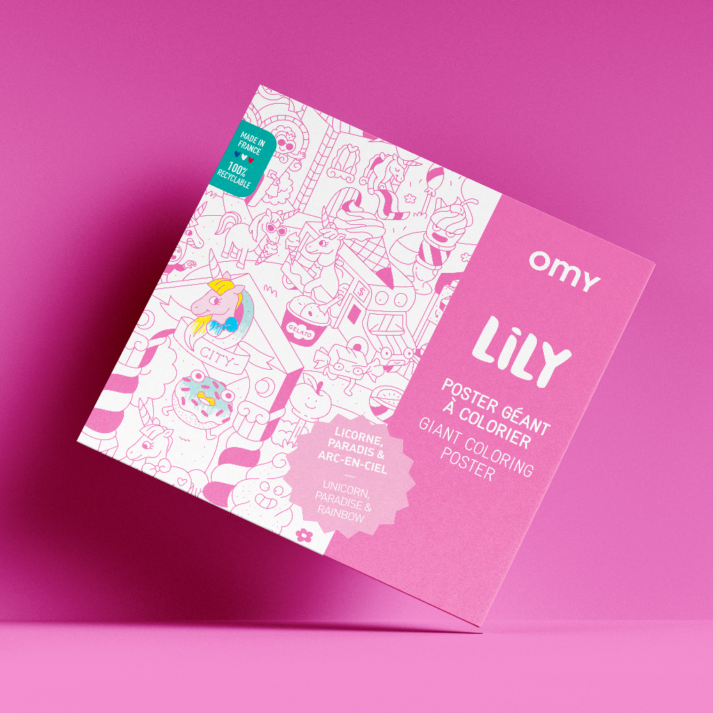 OMY Giant coloring poster - LILY