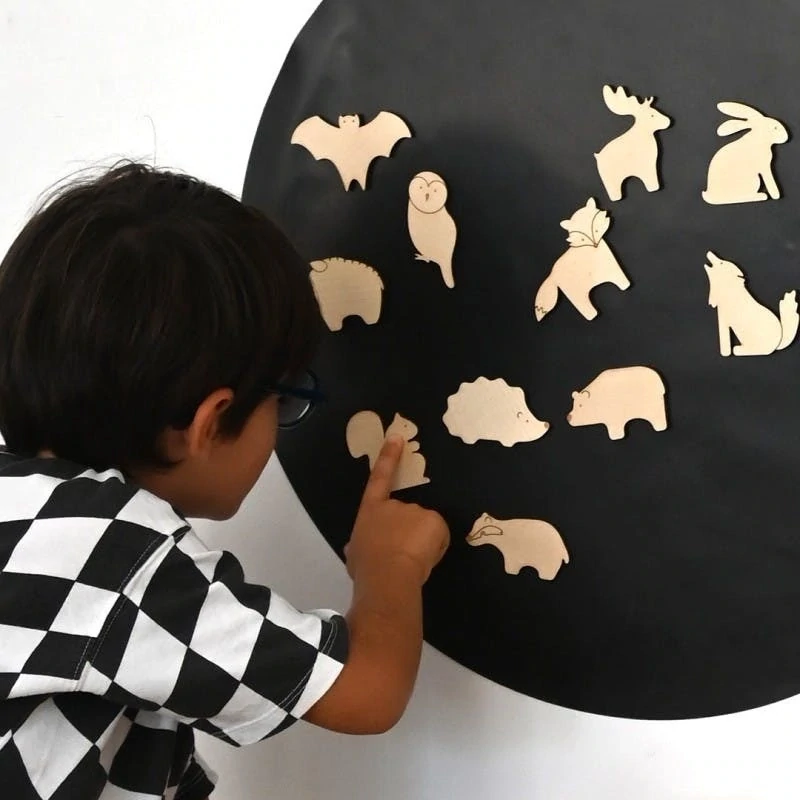 FERFLEX  - Magnetic wooden game - Animals of the forest