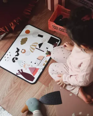 Ma Cabane à Rêves - Magnetic Game - The World of Mini Peas