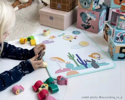 Ma Cabane à Rêves - Magnetic Game -  Superhero magnetic game