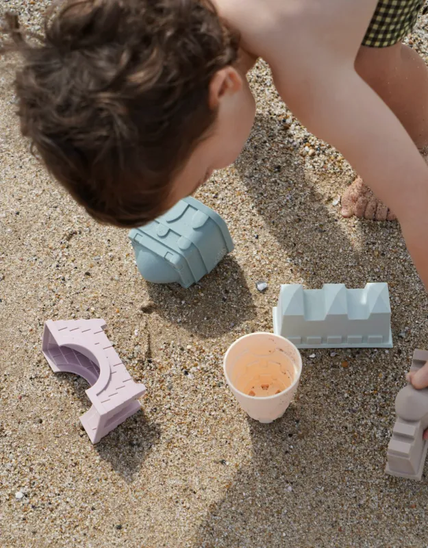 Leo et Lea - Beach set - Château, Soft Pastel