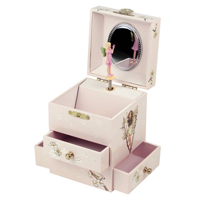 Trousselier  - Cherry Blossom Fairy Music Box - Flower Fairies© - New