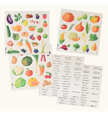 FERFLEX magnet set JEU MAGNÉTIQUE - FRUITS ET LÉGUMES