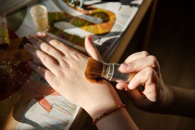 Namaki cosmetics - Magic Brush &amp; Gold Glitter Powder