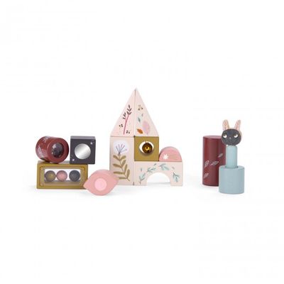 Moulin Roty - Stack-up activity cubes - Après la Pluie