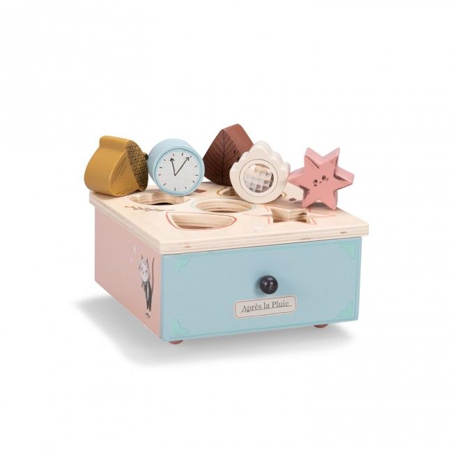 Moulin Roty - Box with push-in shapes Après la Pluie