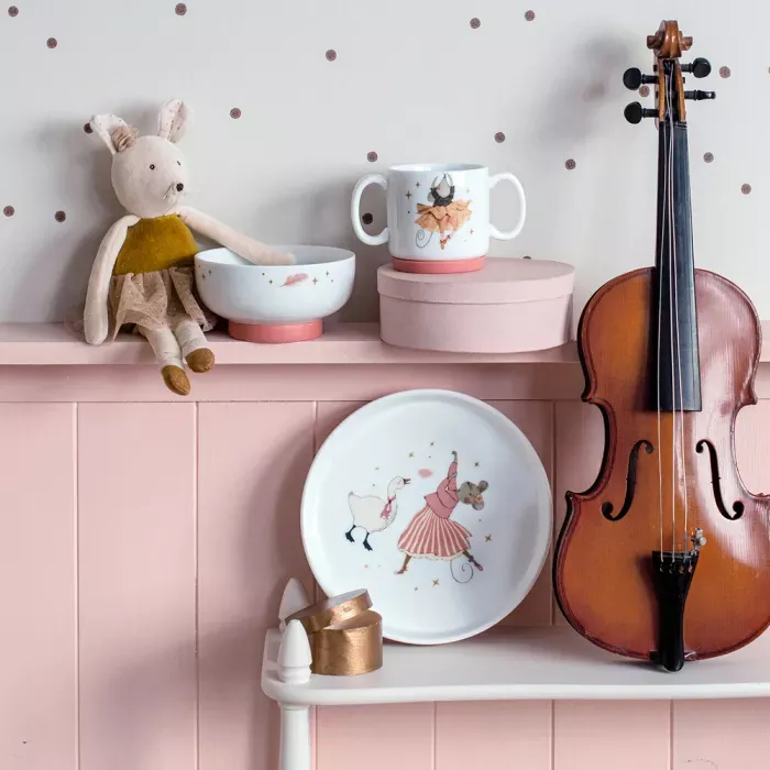 Moulin Roty - Porcelain dish set La Petite Ecole de Danse