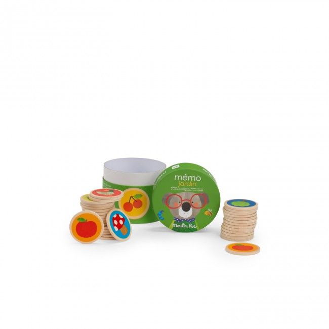 Moulin Roty - Garden memory game Les Popipop