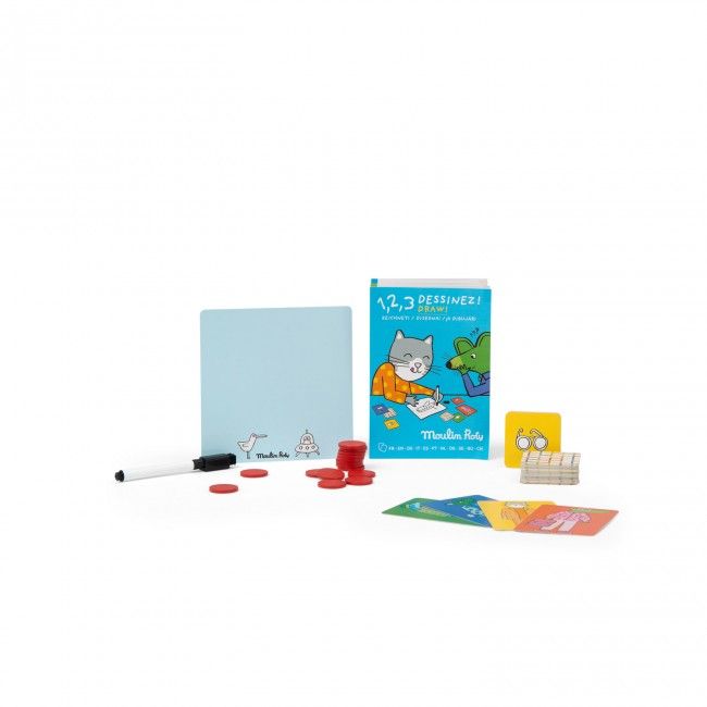 Moulin Roty - 1, 2, 3, draw! game Les Loufoques