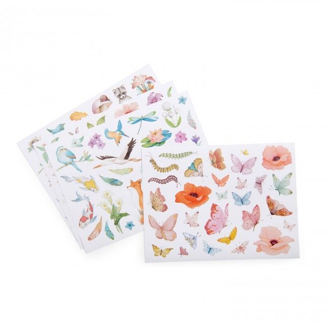 Moulin Roty - repositionable stickers packs Le Jardin du Moulin