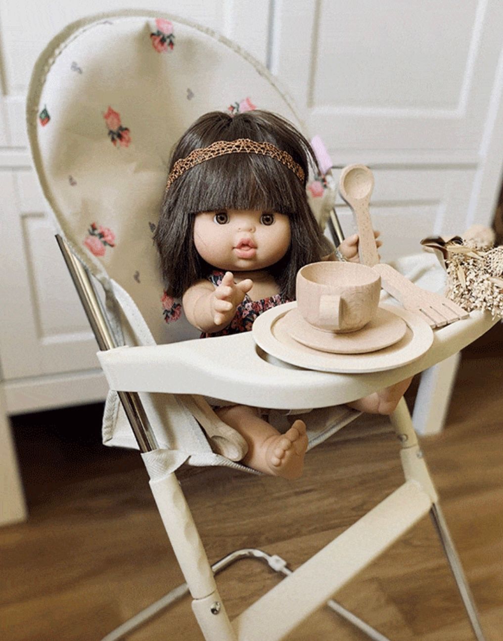 Minikane - Vintage Eugenia doll high chair