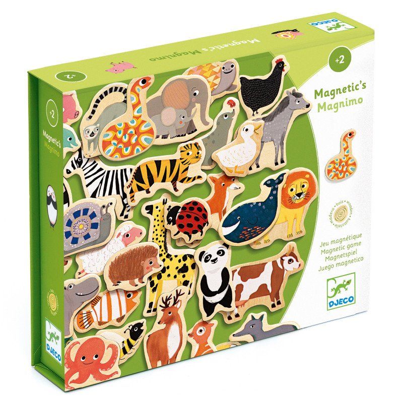 DJECO - Wooden magnetics - Animals