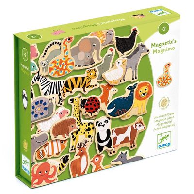 DJECO - Wooden magnetics - Animals