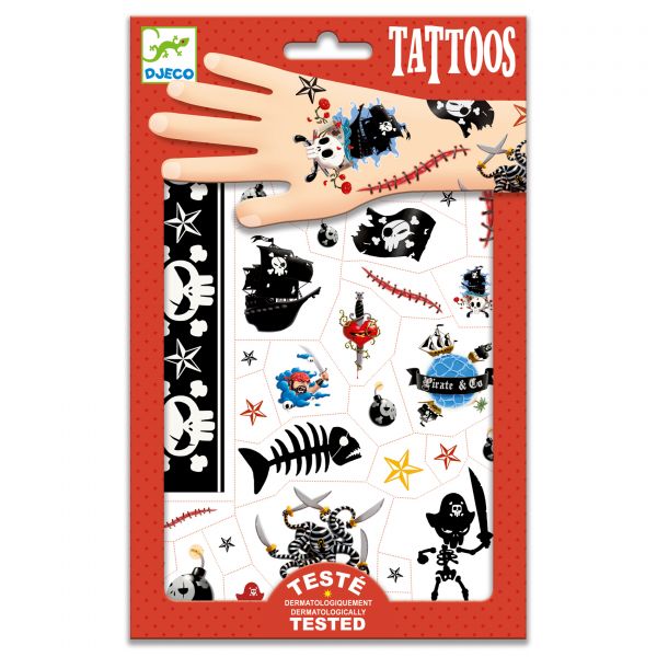 DJECO - Tattoos - Pirates (50+ tattoos)