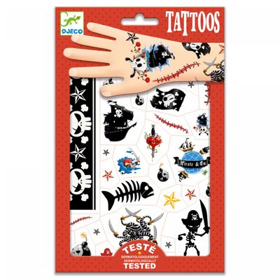 DJECO - Tattoos - Pirates (50+ tattoos)