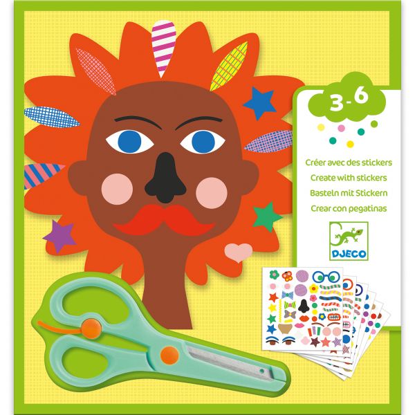 DJECO - Sticker kit - Hairdresser