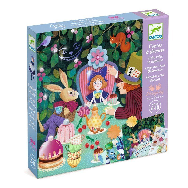 DJECO - Fairy tales to decorate - In Wonderland