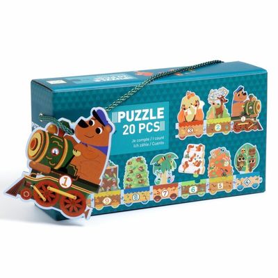 DJECO - Puzzle Trio - I count (20 pcs)