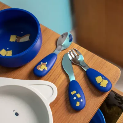 MOULIN ROTY - Set of cutlery Puce &amp; Pilou