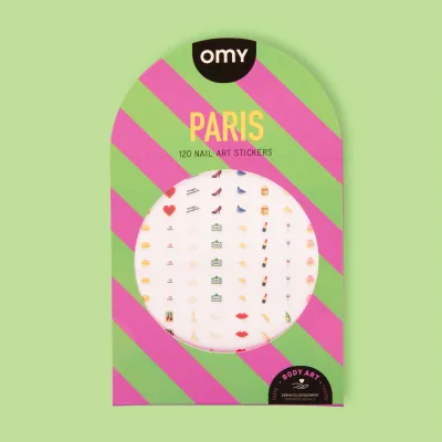 OMY - nagų lipdukai - PARIS | NAIL ART