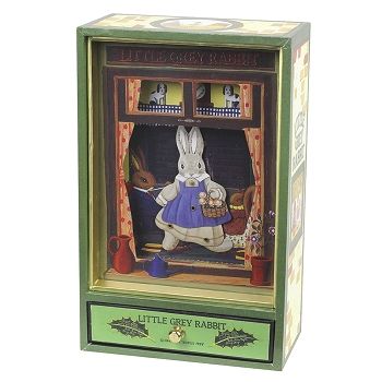 Trousselier - Grand Dancing Musical Little Grey Rabbit© - Green