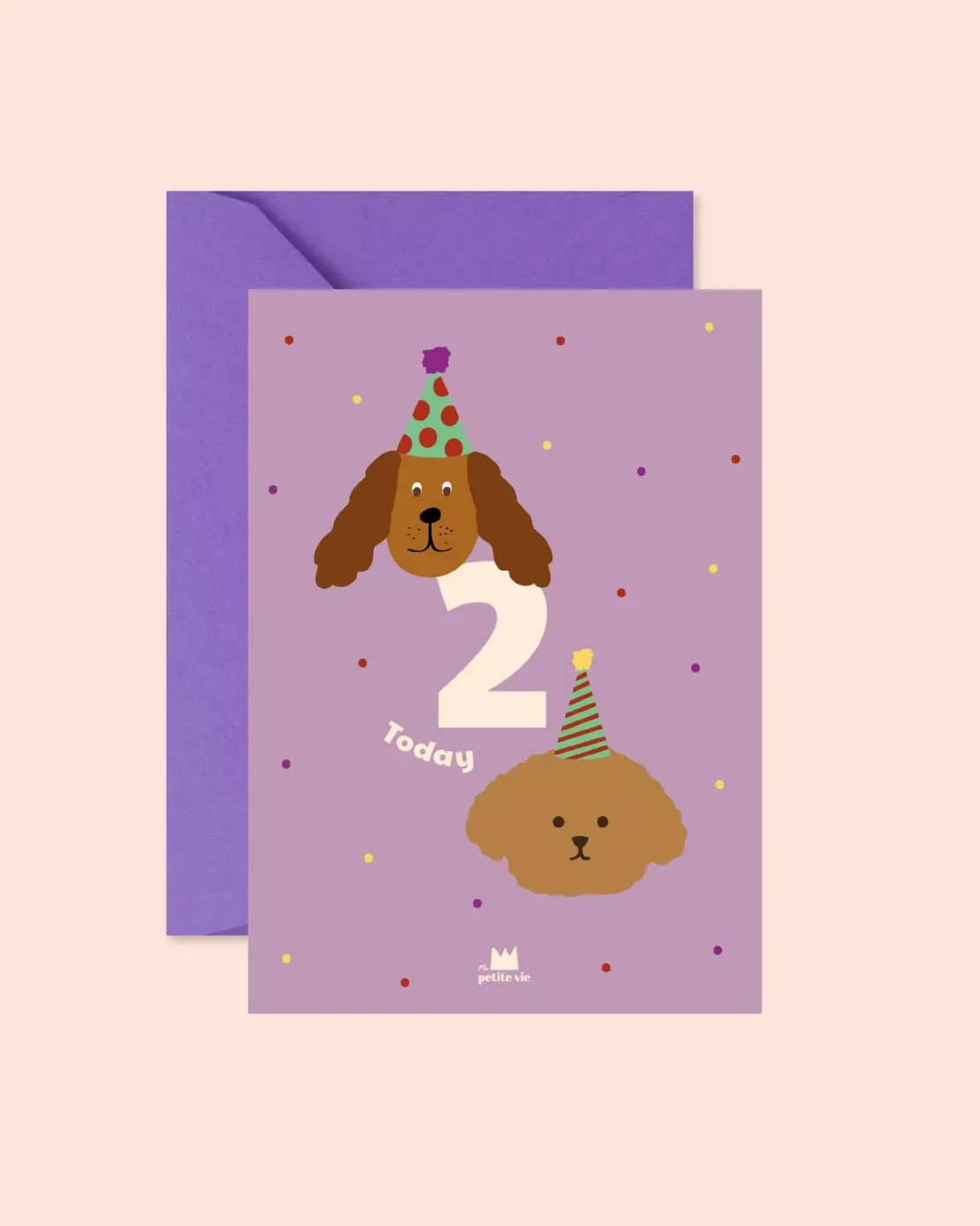 Ma Petite Vie - birthday card - 2 today
