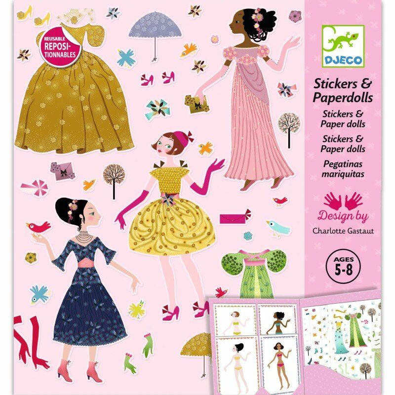 DJECO - Paper dolls - Dresses through the seasons